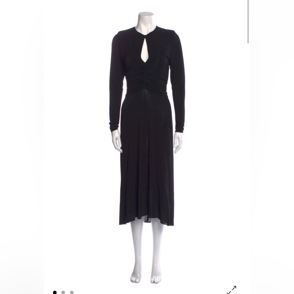Isabel Marant Elegant Black Long Sleeve Dress